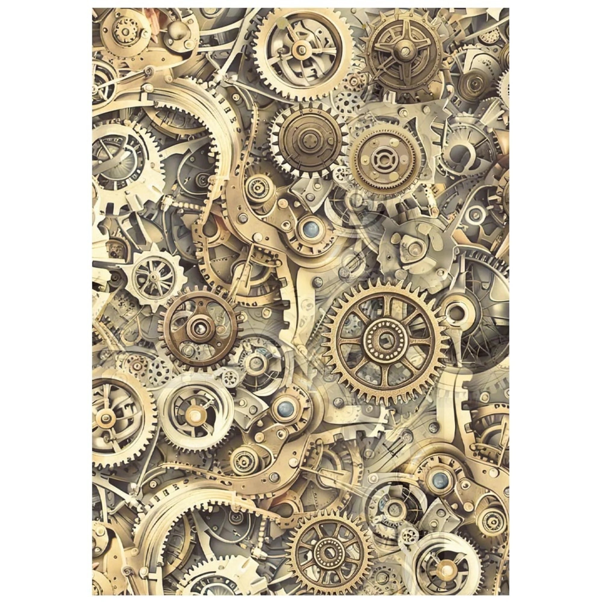 Stamperia - Gardens of Time - Mini Rice Paper - Backgrounds - A6