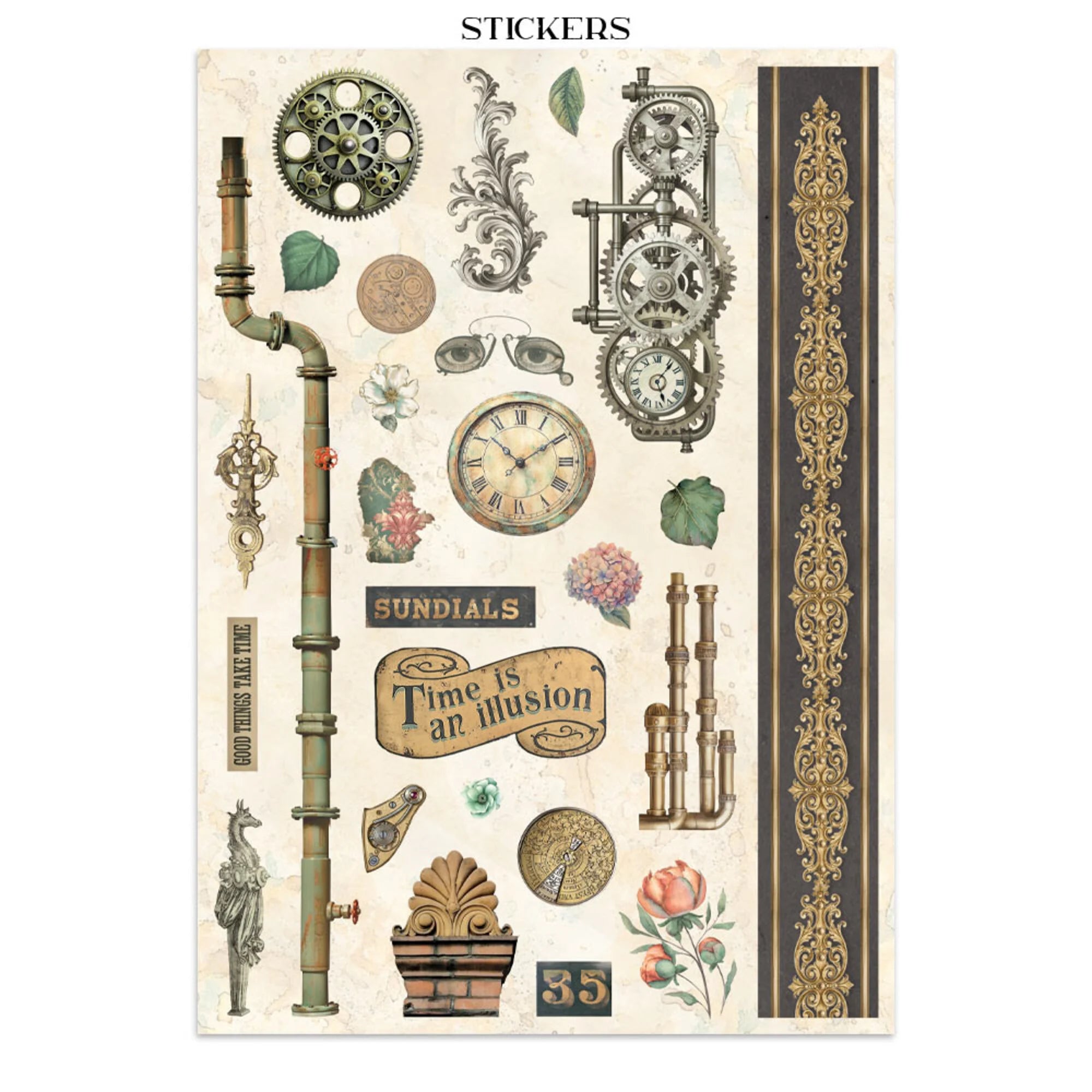 Stamperia - Junk Journal - Gardens of TIme - A4