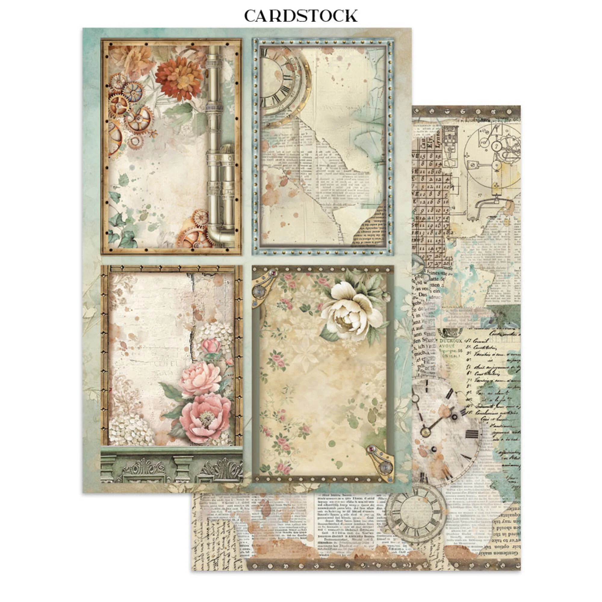 Stamperia - Junk Journal - Gardens of TIme - A4