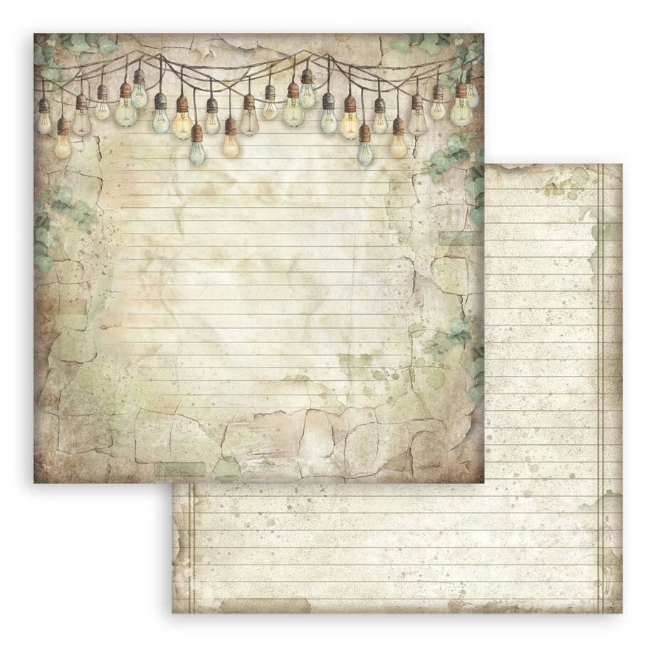 Stamperia - Herbarium Silvae - Maxi Background Selection - Paper Pad - 12 x 12"