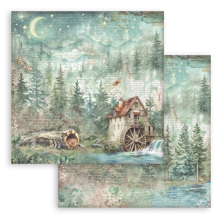 Stamperia  - Herbarium Silvae - Paper Pad 12 x 12" (10ark)