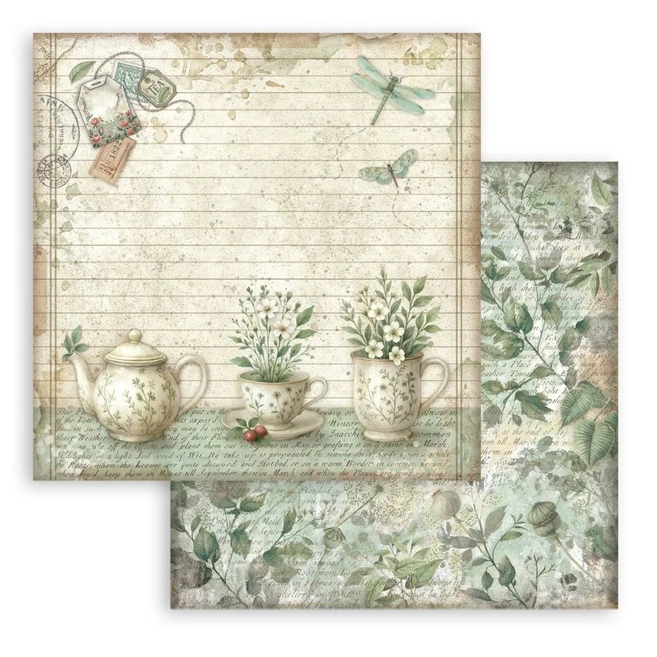 Stamperia  - Herbarium Silvae - Paper Pad 12 x 12" (10ark)