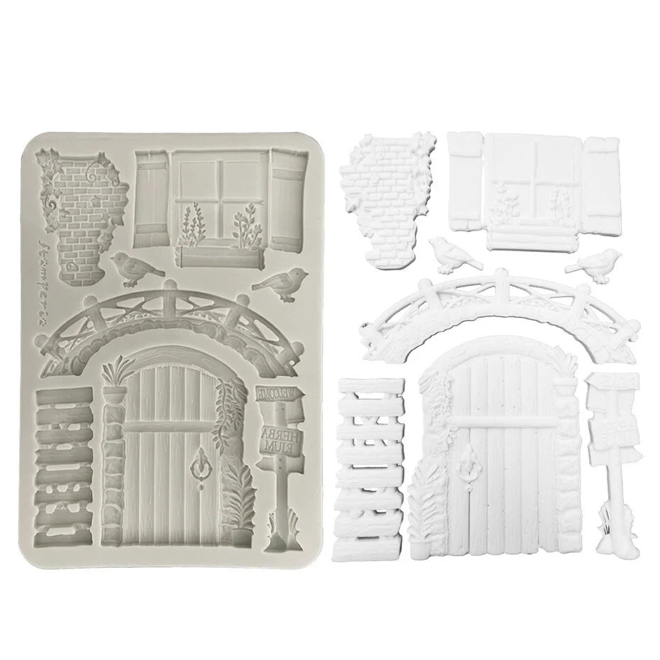 Stamperia  - Herbarium Silvae - Silicon Mould - Bridge