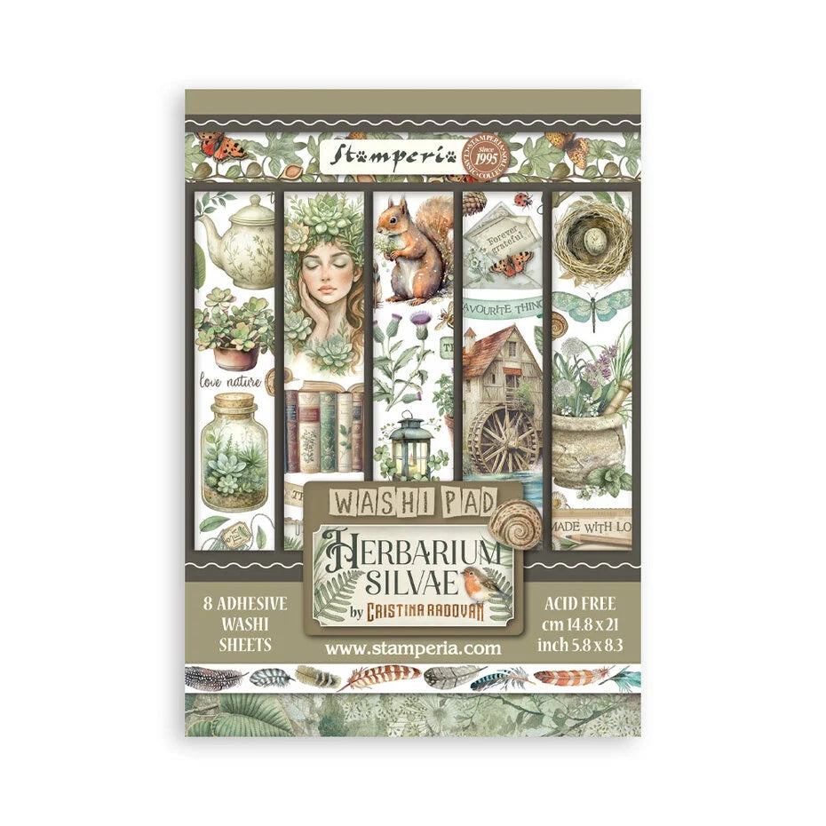 Stamperia - Herbarium Silvae - Washi Pad A5
