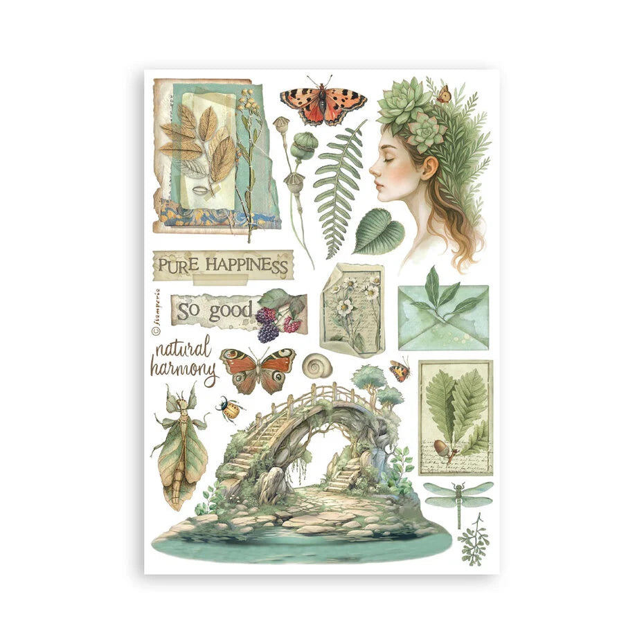 Stamperia - Herbarium Silvae - Washi Pad A5