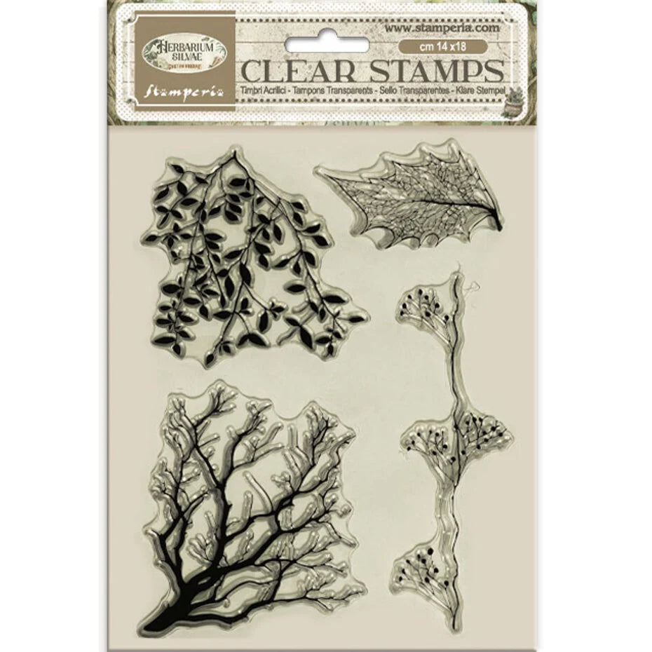 Stamperia - Herbarium Silvae - Clear Stamp - Tree Branches