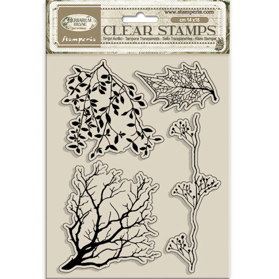 Stamperia - Herbarium Silvae - Clear Stamp - Tree Branches