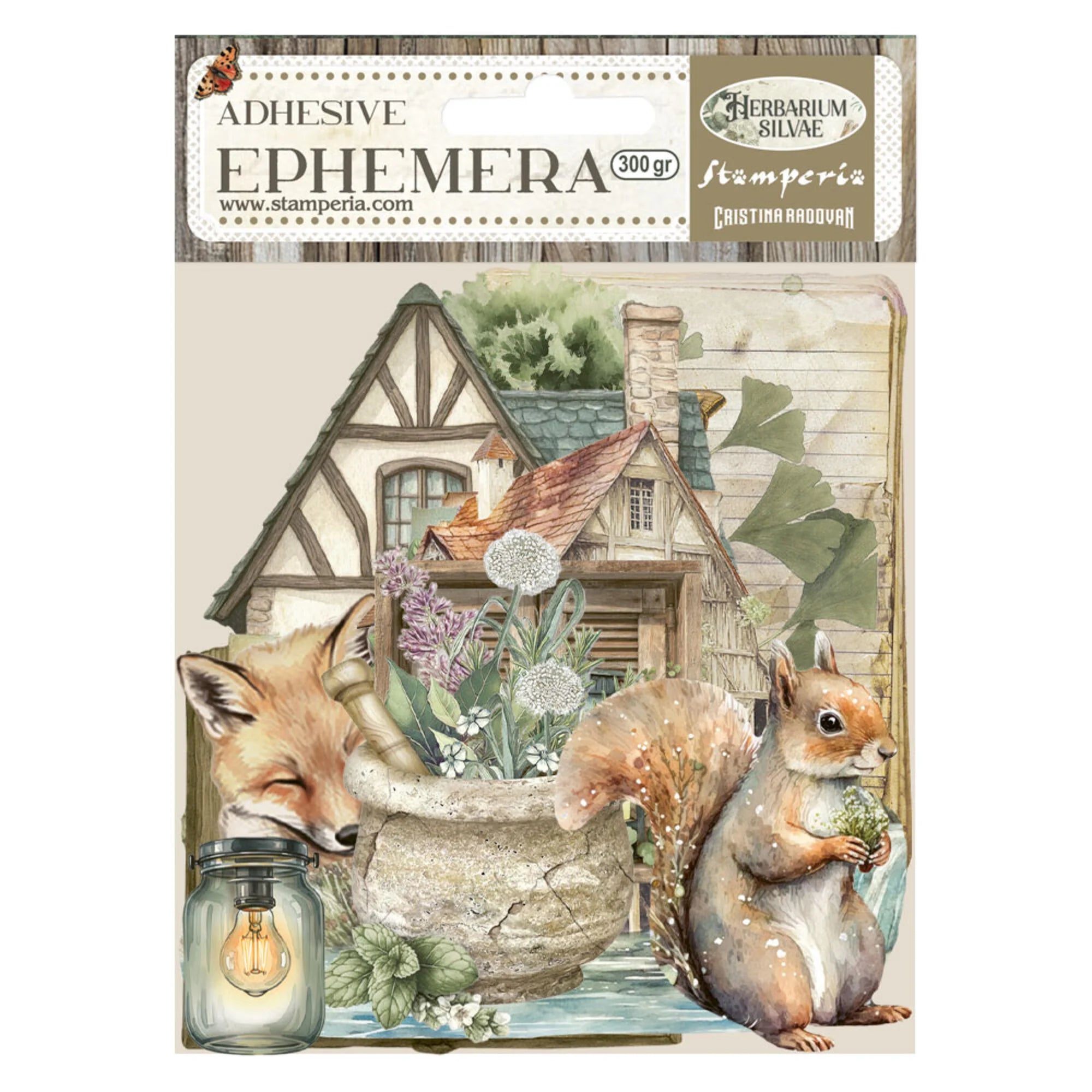 Stamperia  - Herbarium Silvae - Adhesive Ephemera