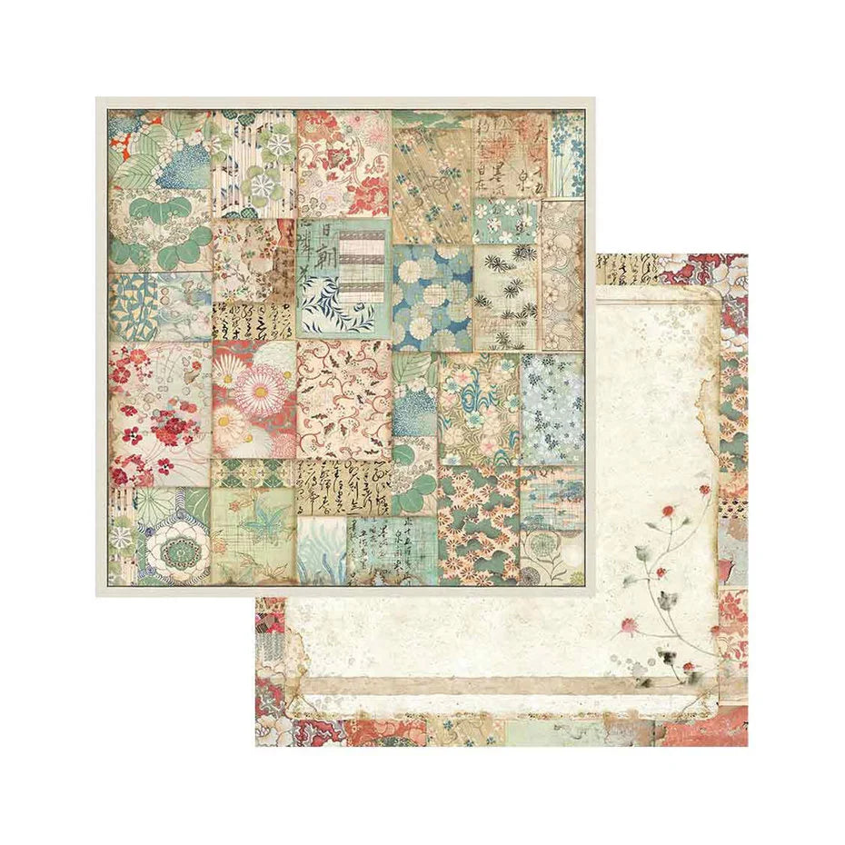 Stamperia  - Oriental Garden - Paper Pad   8 x8"