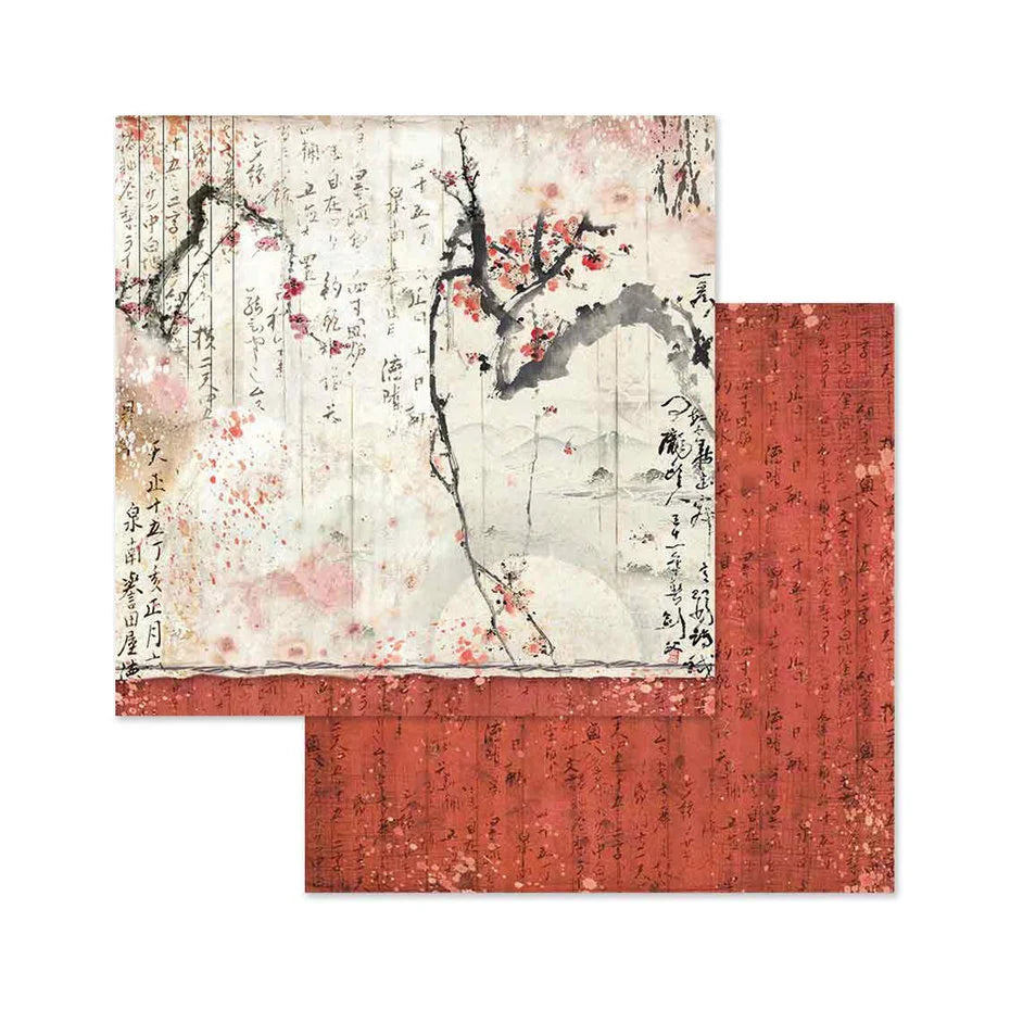 Stamperia  - Oriental Garden - Paper Pad   8 x8"