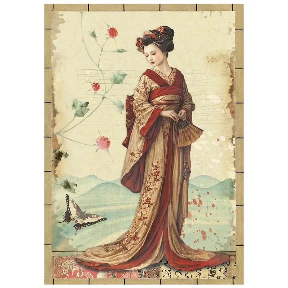 Stamperia - Oriental Garden - Mini Rice Paper Selection A6