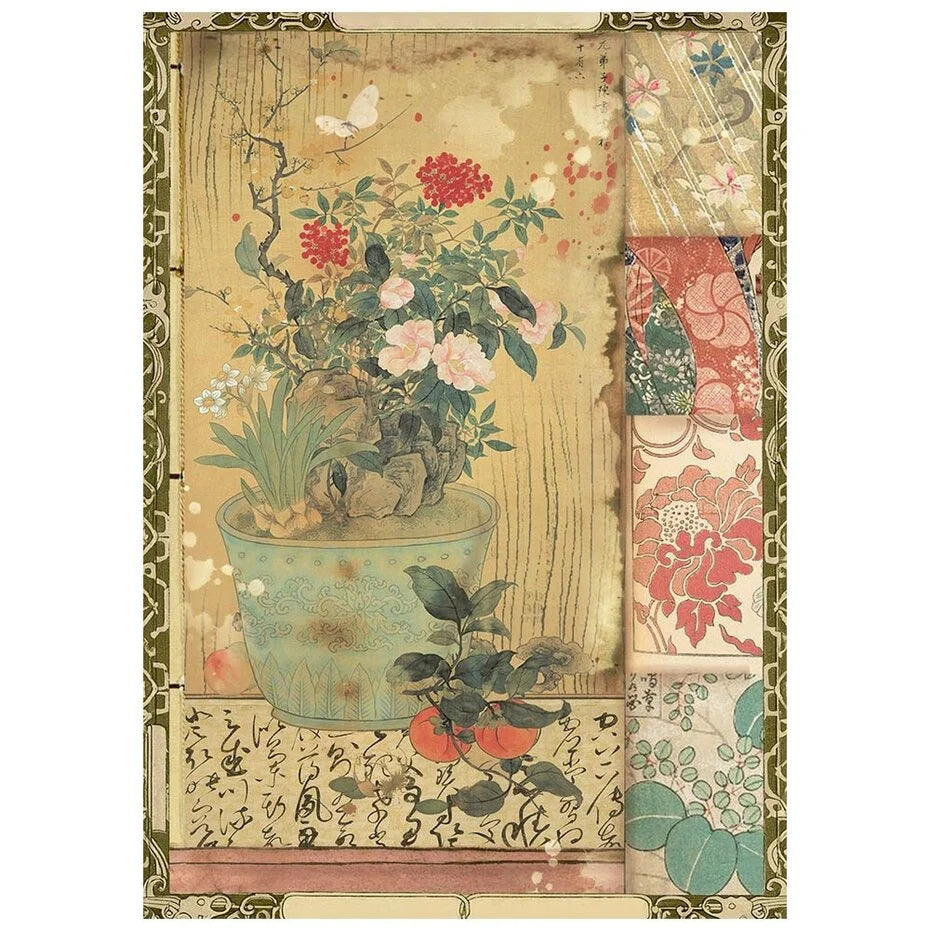Stamperia - Oriental Garden - Mini Rice Paper Selection A6