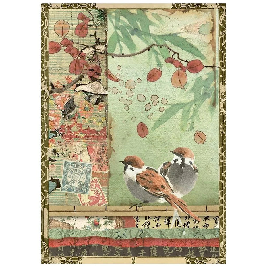 Stamperia - Oriental Garden - Mini Rice Paper Selection A6