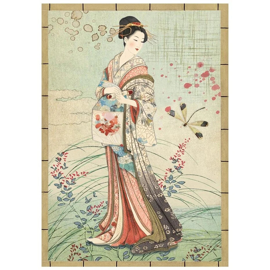 Stamperia - Oriental Garden - Mini Rice Paper Selection A6