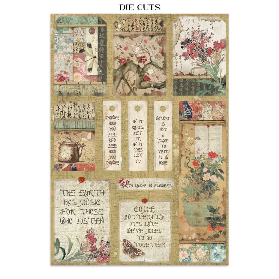 Stamperia - Junk Journal - Oriental Garden - A4