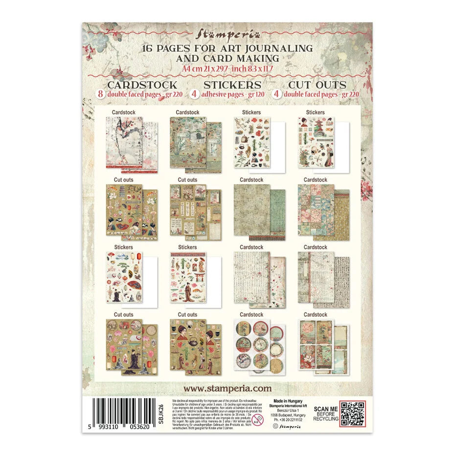 Stamperia - Junk Journal - Oriental Garden - A4