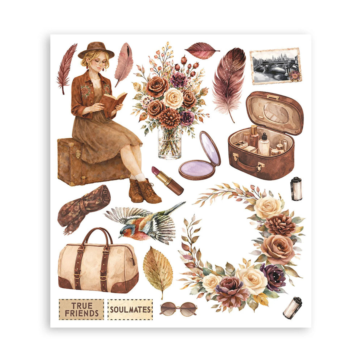 Stamperia - Our Way - Rub ons - 20,5 x 23 cm