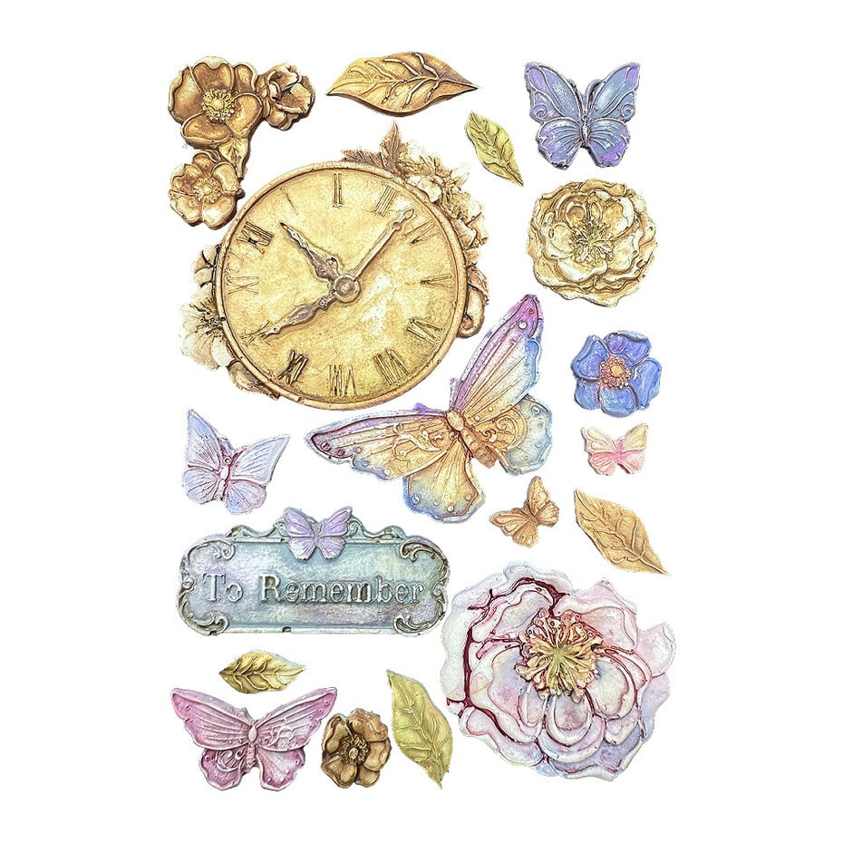 Stamperia  - Quiet Days - Silicon Mould - Clock