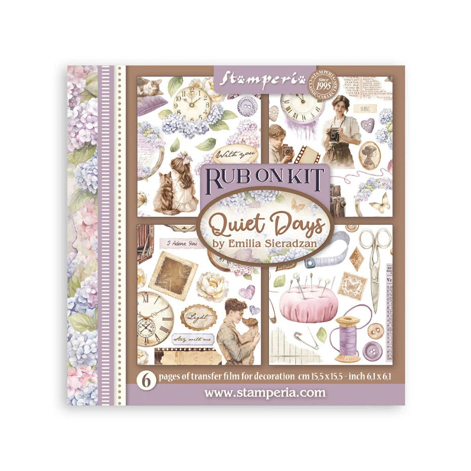Stamperia - Quiet Days - Rub ons kit