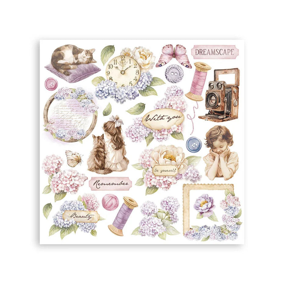 Stamperia - Quiet Days - Rub ons kit