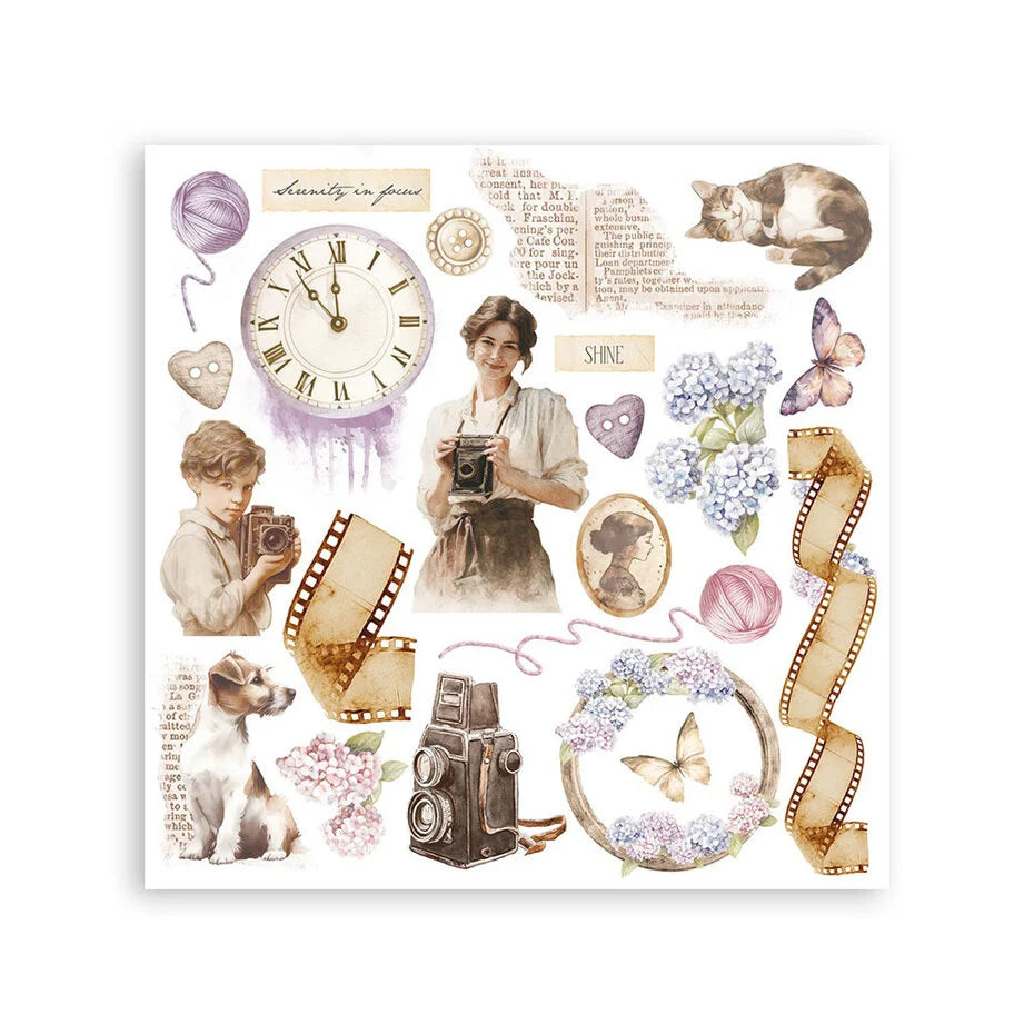 Stamperia - Quiet Days - Rub ons kit