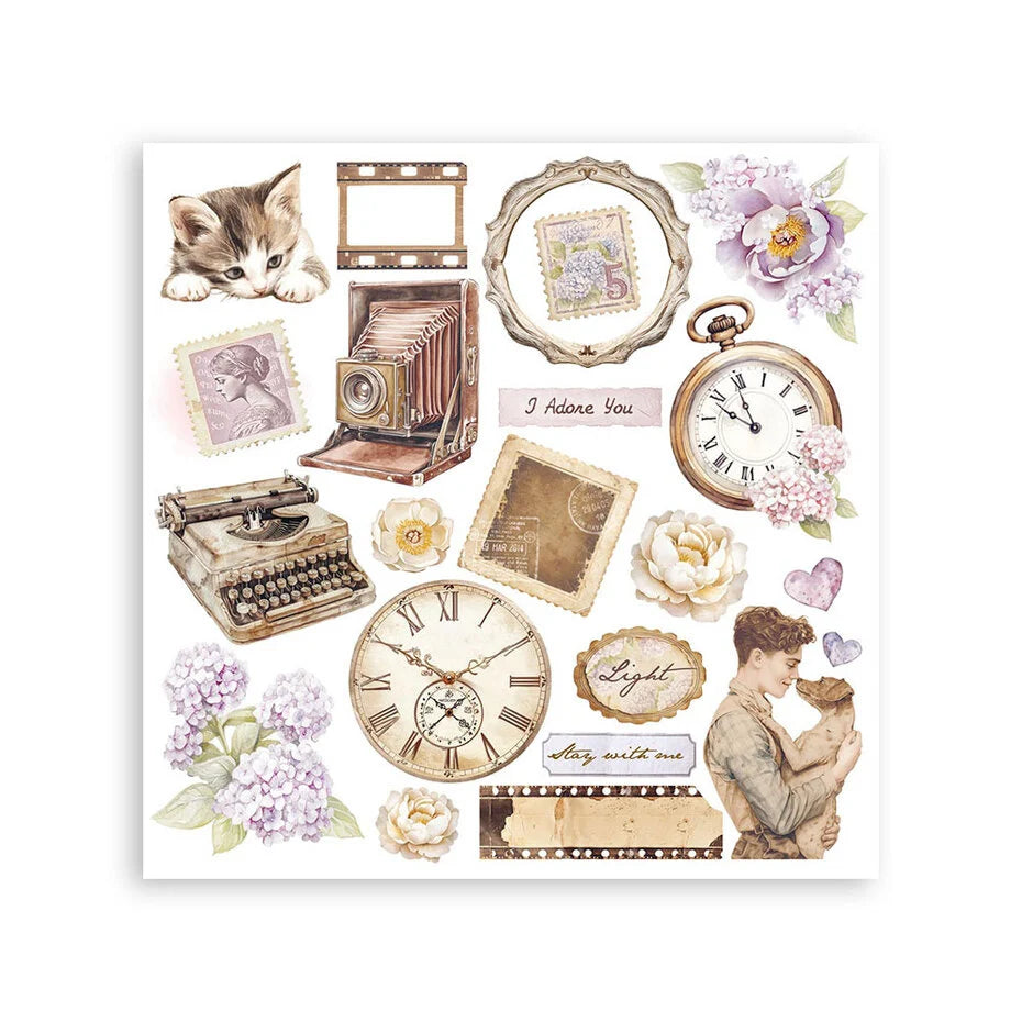 Stamperia - Quiet Days - Rub ons kit