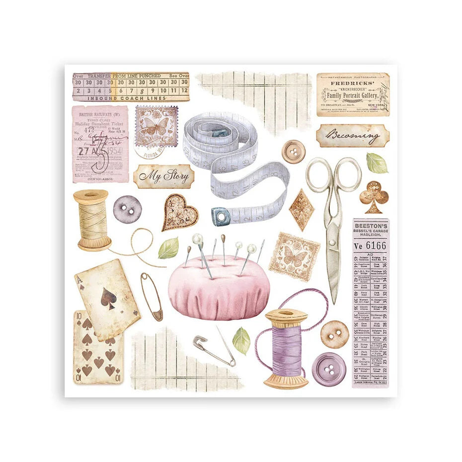 Stamperia - Quiet Days - Rub ons kit