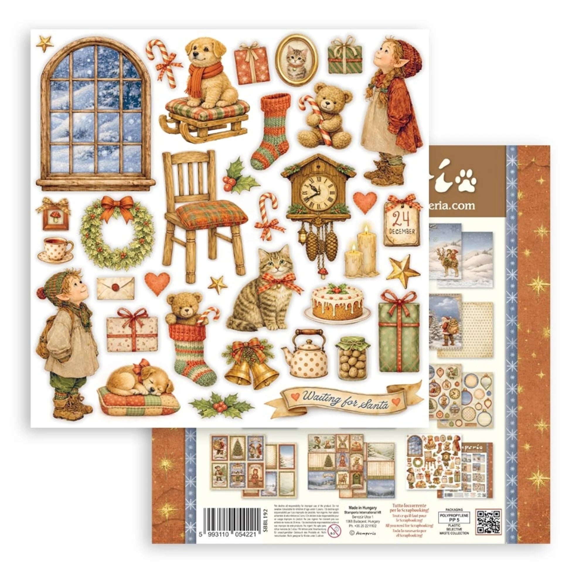Stamperia  - Silent Night - Paper Pad 12 x 12" (10ark)