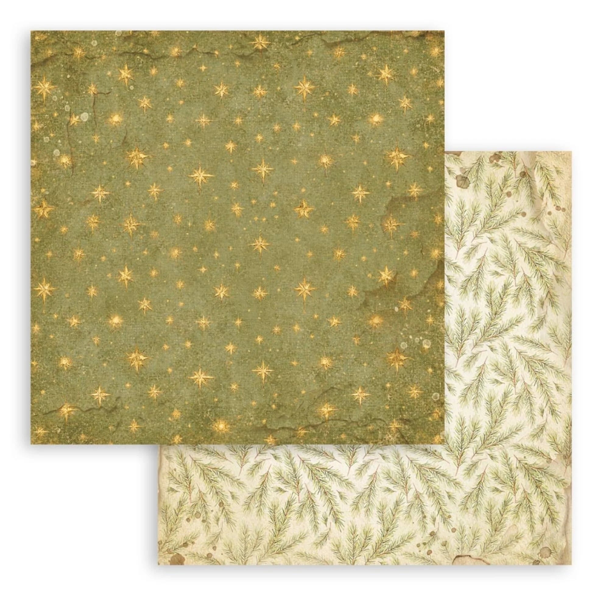 Stamperia  - Silent Night - Background Selection Paper Pad -  8 x 8" (10ark)