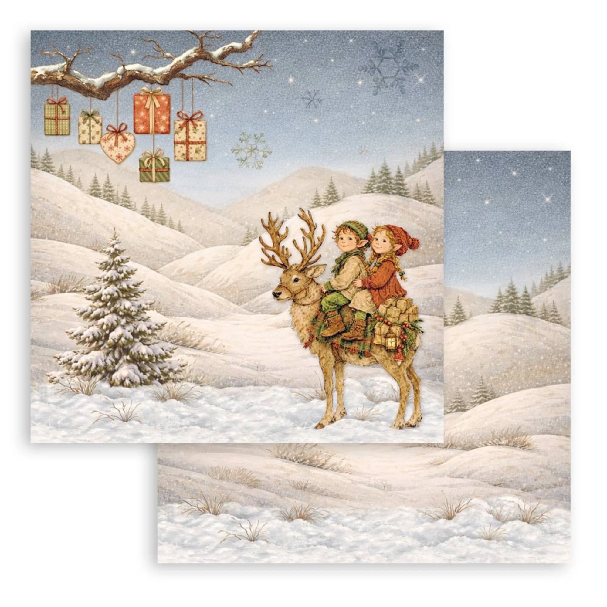 Stamperia  - Silent Night - Paper Pad 12 x 12" (10ark)