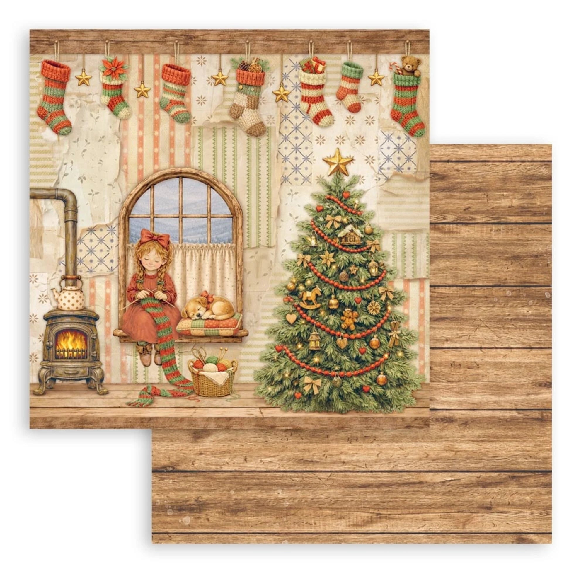 Stamperia  - Silent Night - Paper Pad 12 x 12" (10ark)