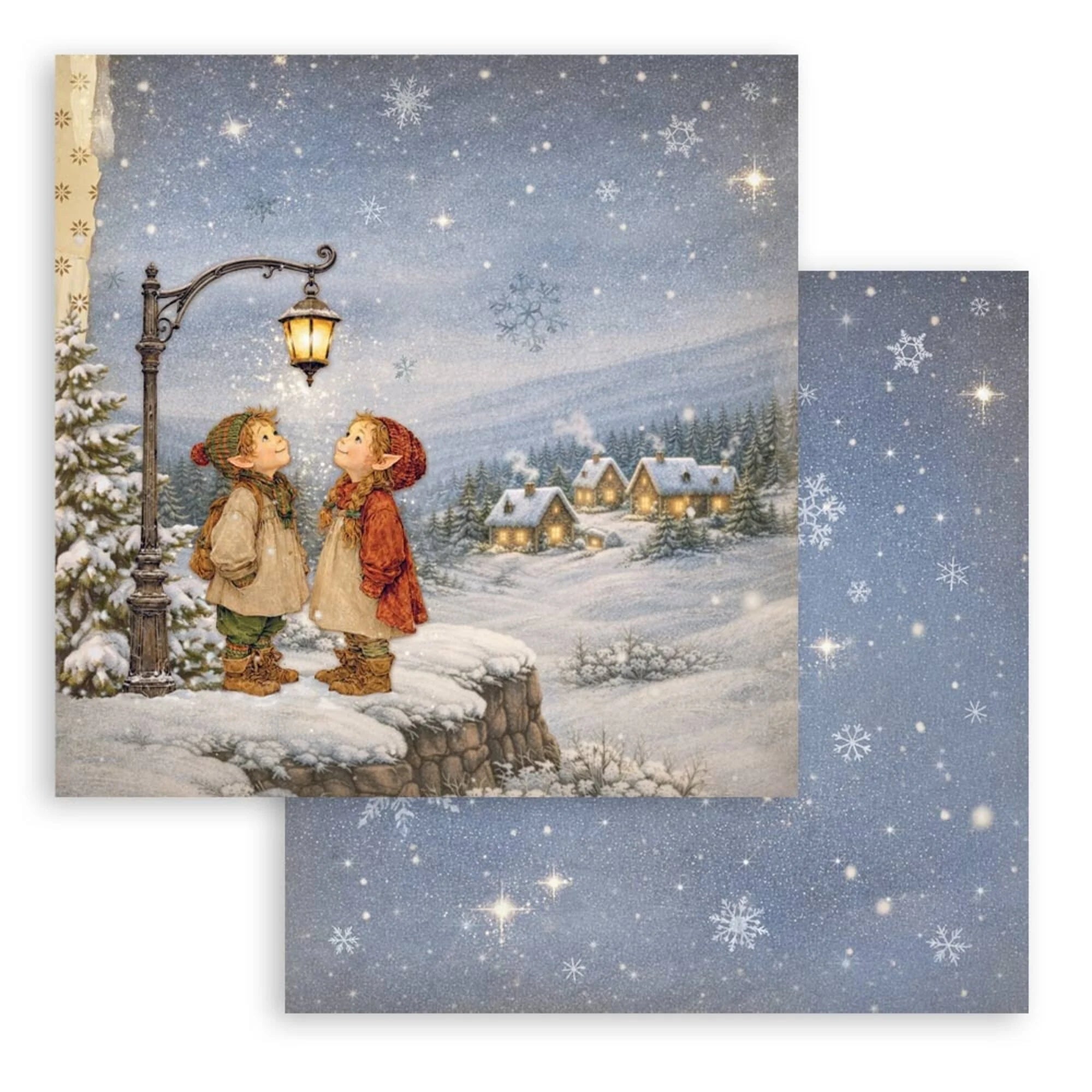 Stamperia  - Silent Night - Paper Pad 12 x 12" (10ark)