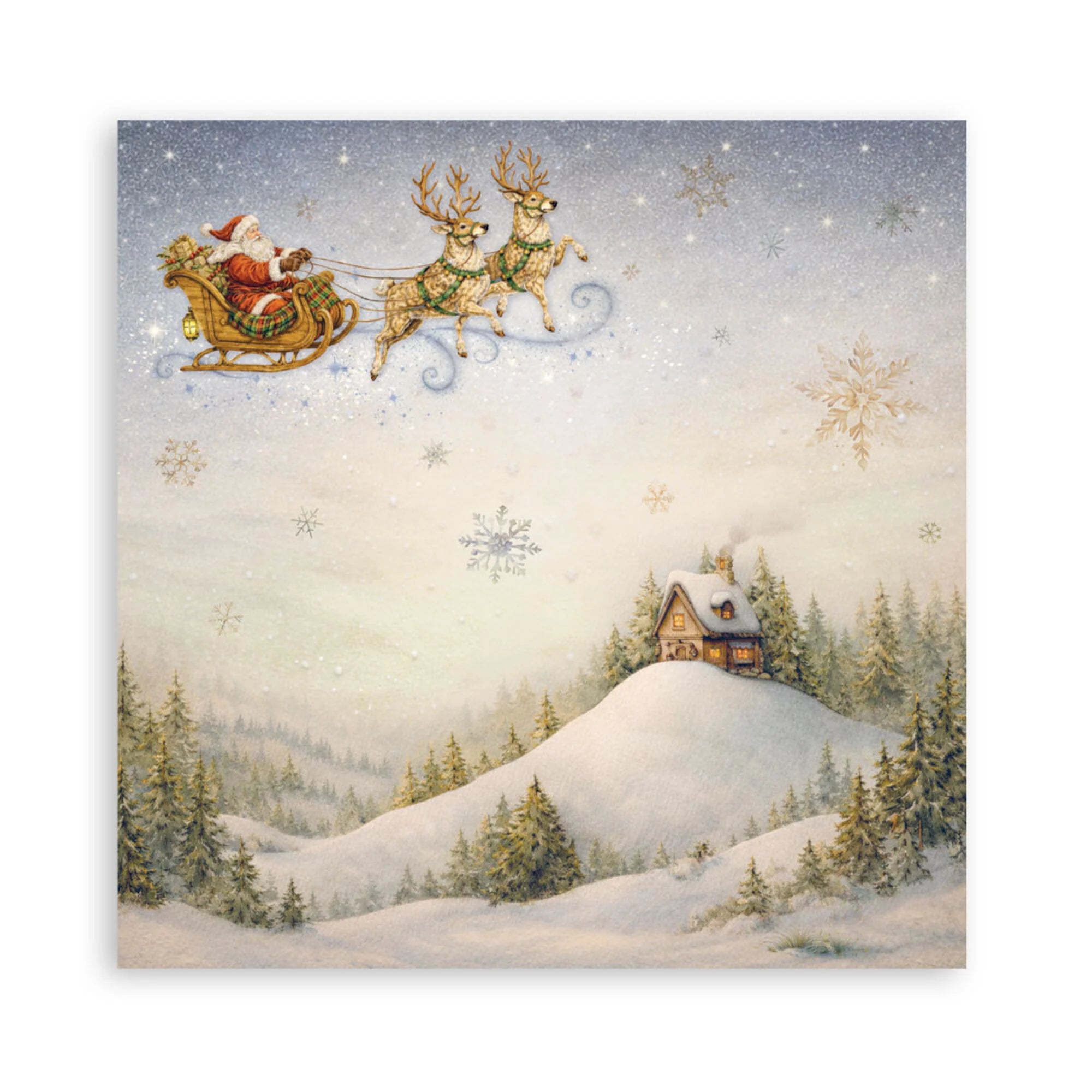Stamperia  - Silent Night - Singled sided - Paper Pad    8 x 8" (22ark)