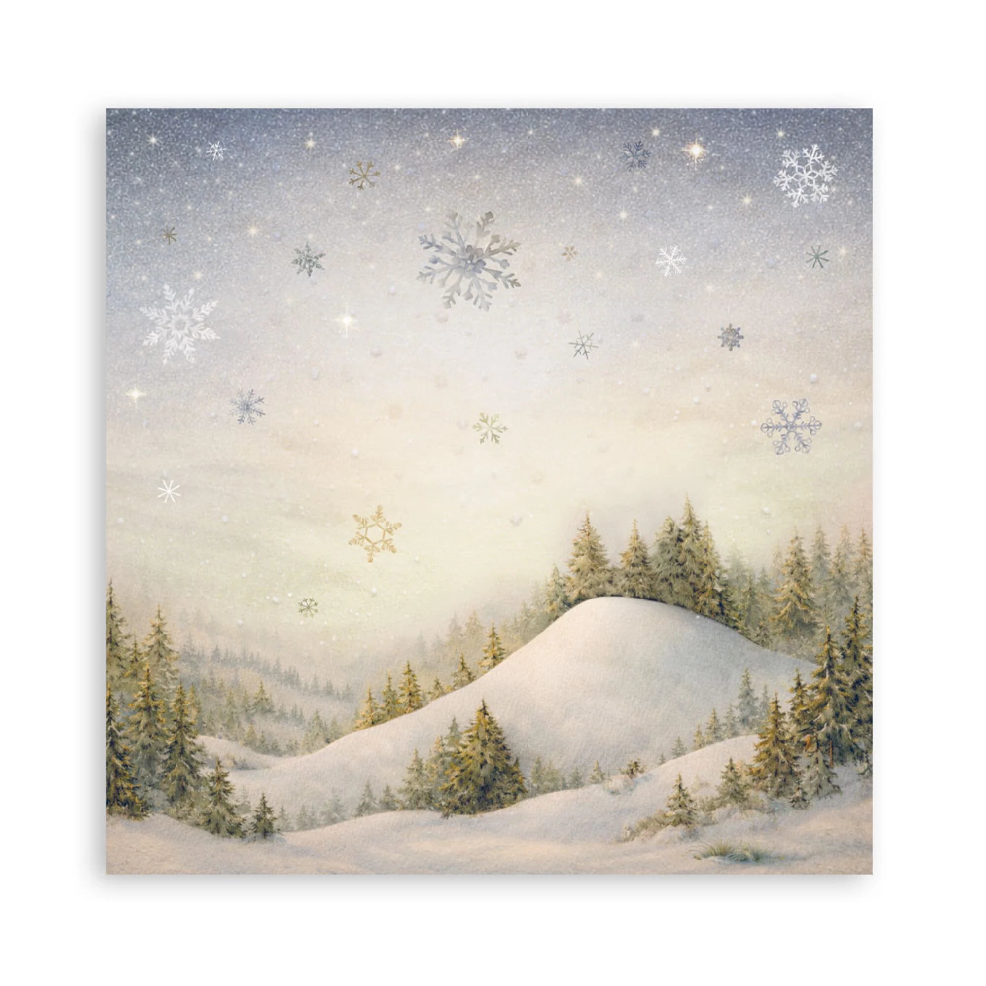 Stamperia  - Silent Night - Singled sided - Paper Pad    8 x 8" (22ark)