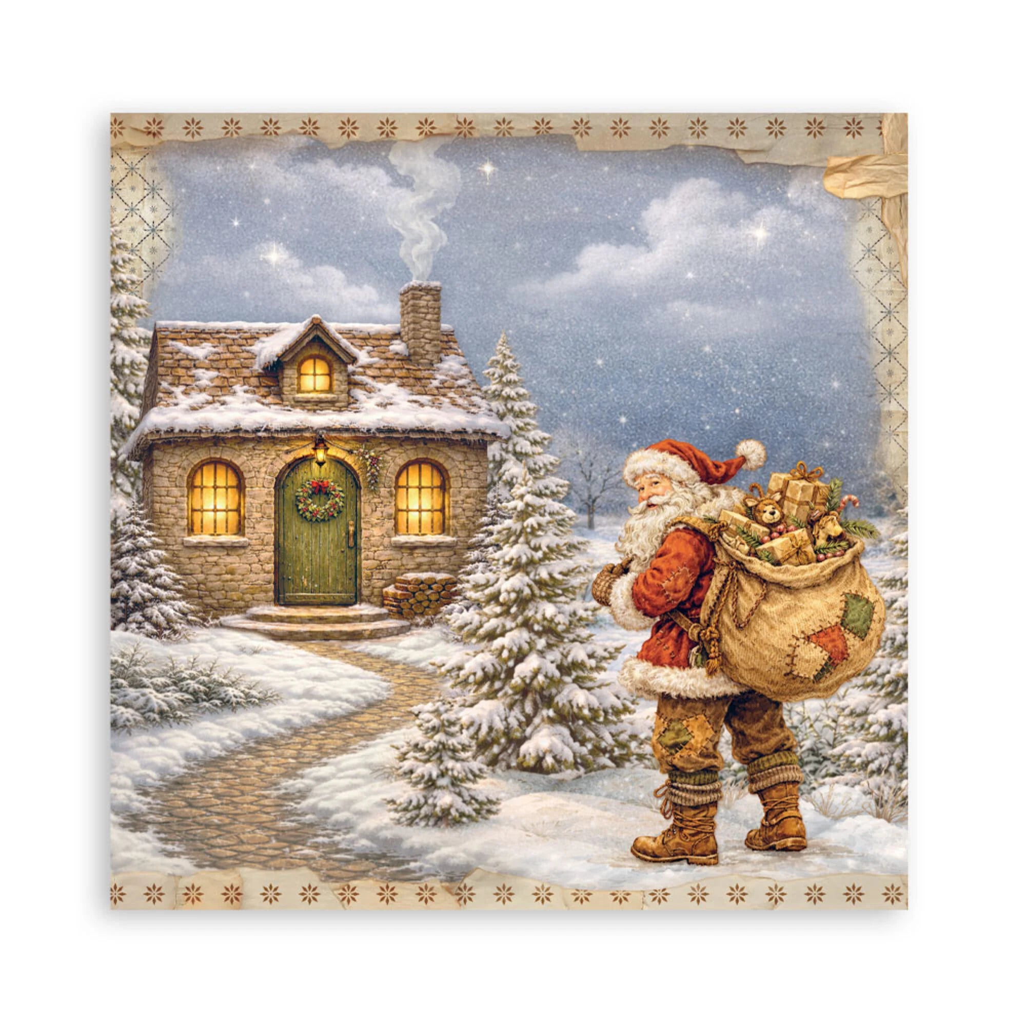 Stamperia  - Silent Night - Singled sided - Paper Pad  22 pk - 12 x 12"