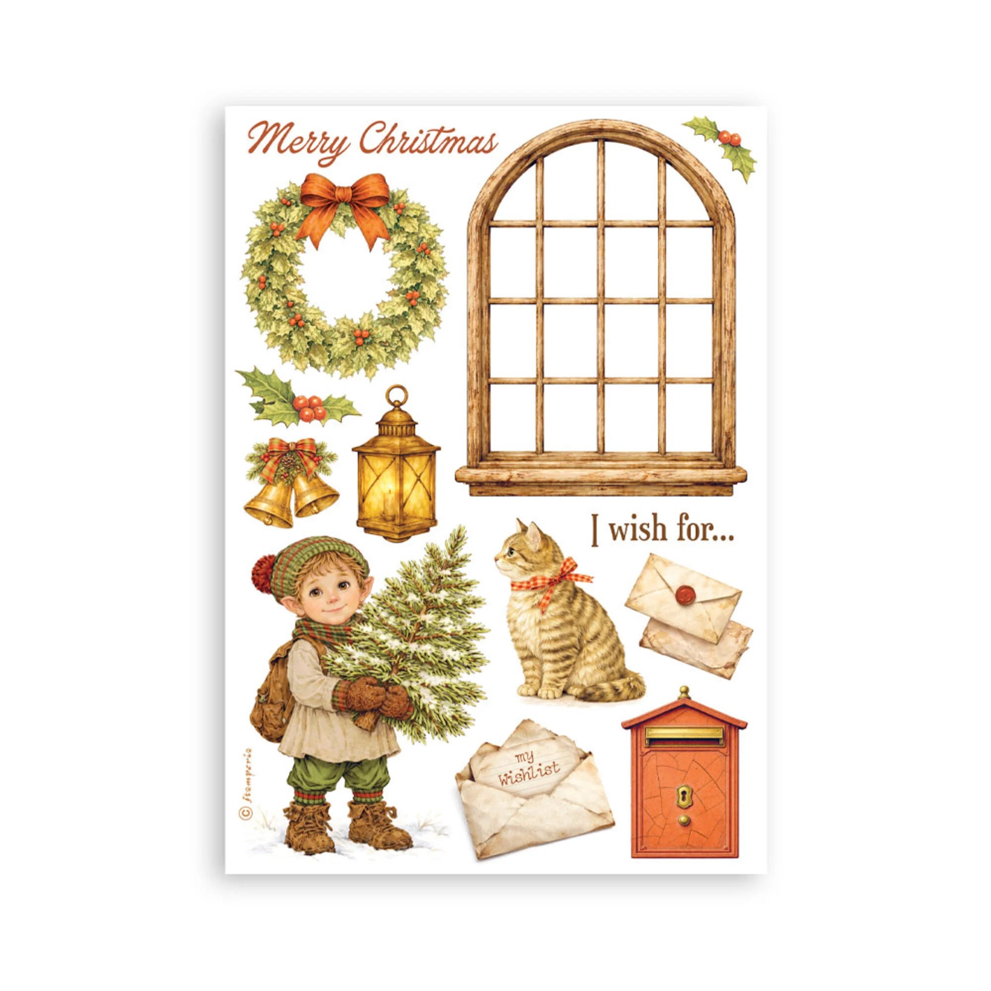 Stamperia - Silen Night - Washi Pad A5