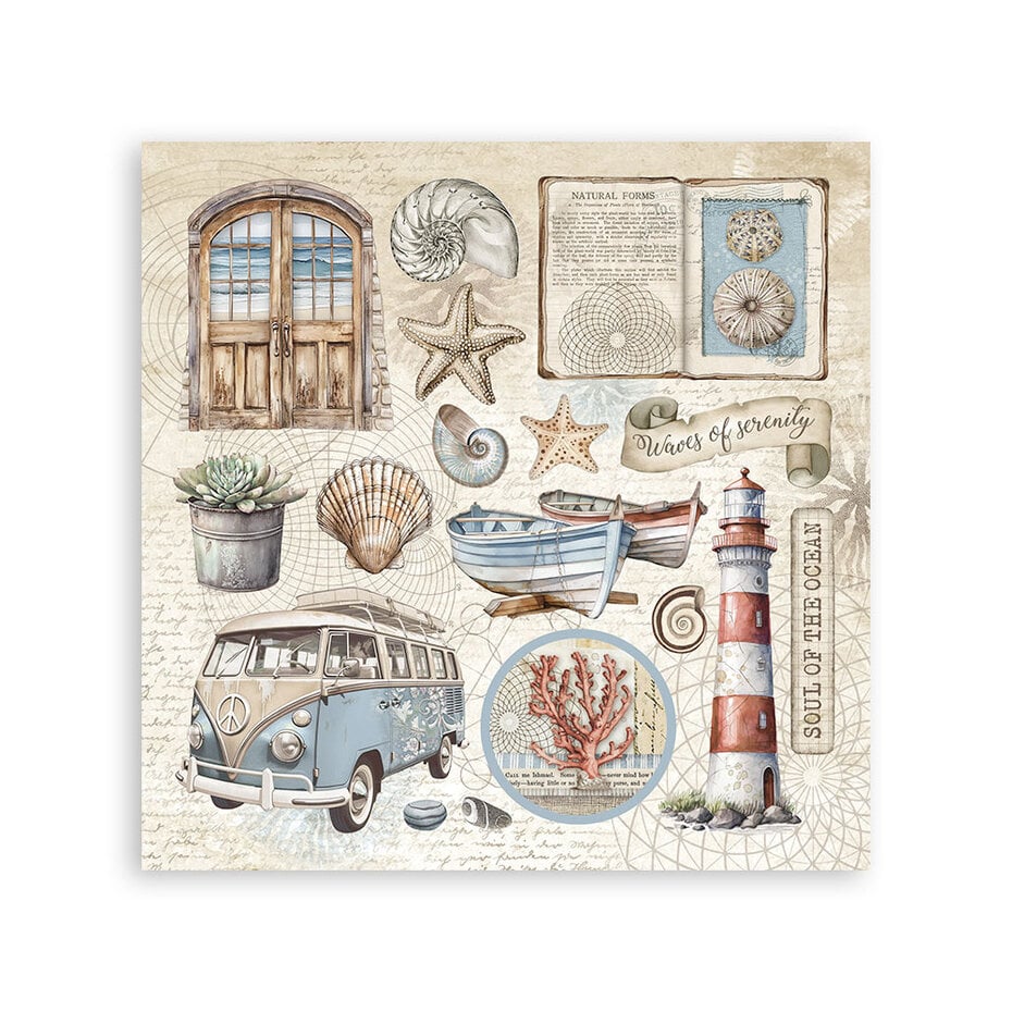 Stamperia - Silent Sea - Sticker Pad