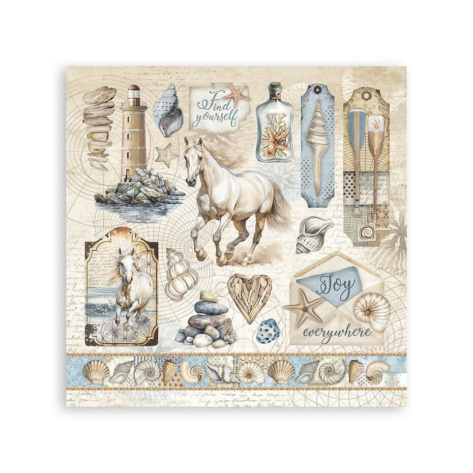 Stamperia - Silent Sea - Sticker Pad