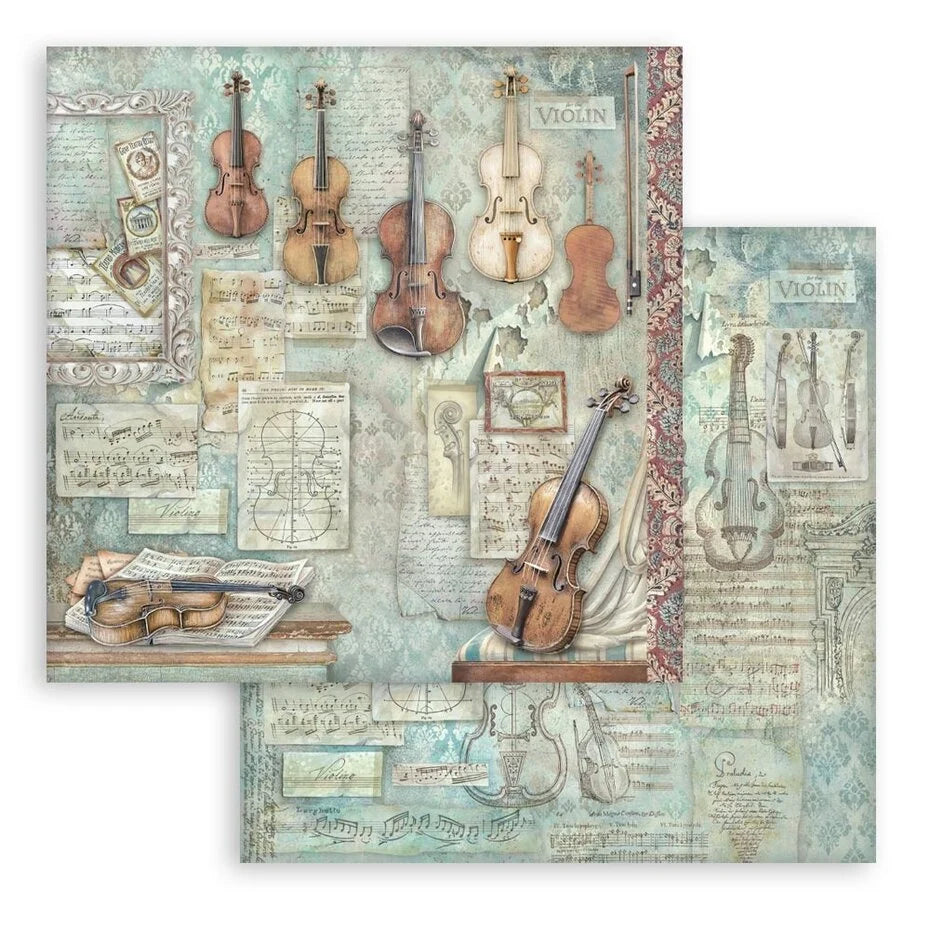 Stamperia  - Symphony - Paper Pad 12 x 12" (10ark)