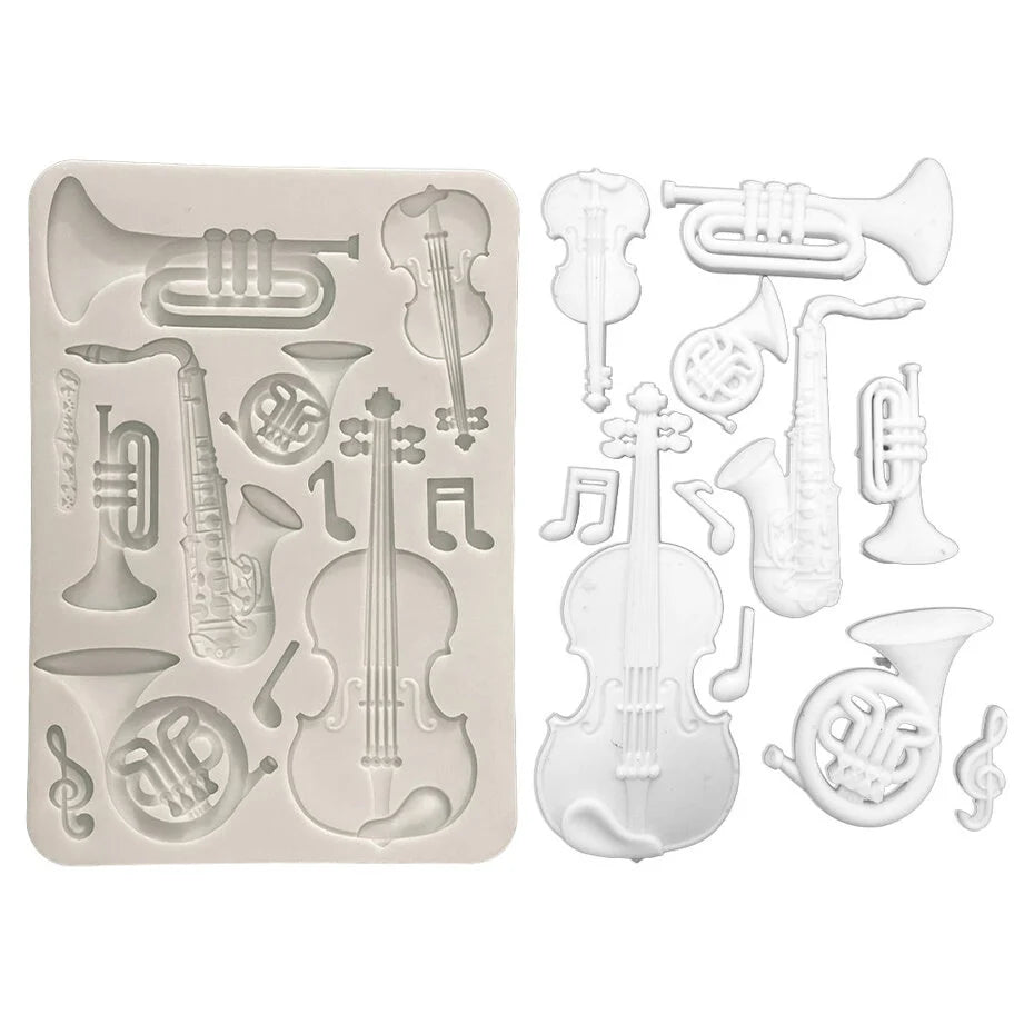 Stamperia  - Silicon Mould -  Symphony - Musical instruments - A5