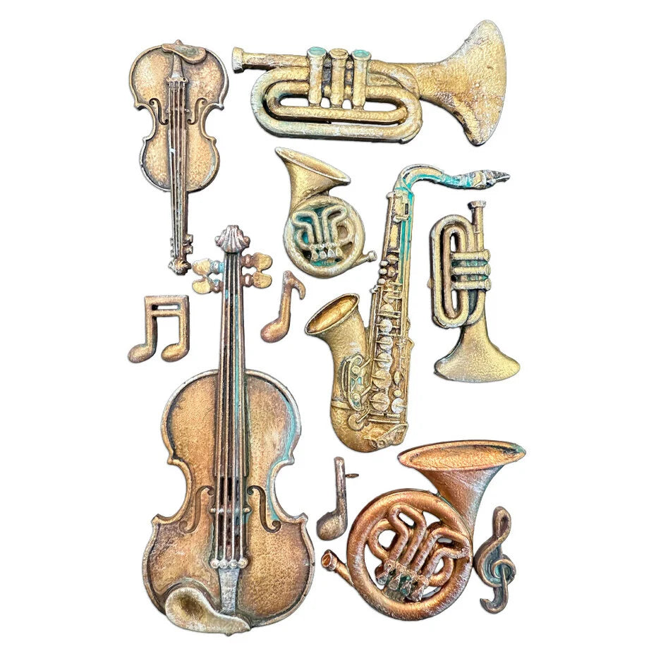 Stamperia  - Silicon Mould -  Symphony - Musical instruments - A5