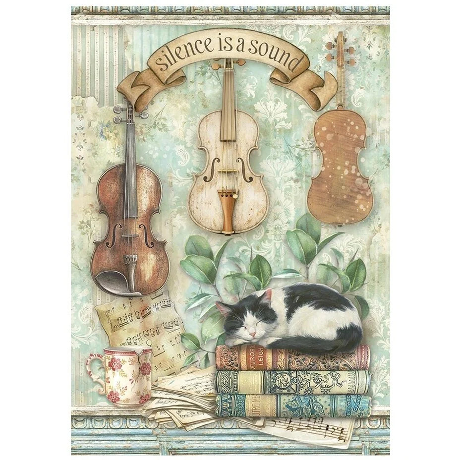 Stamperia - Symphony - Mini Rice Paper Selection A6