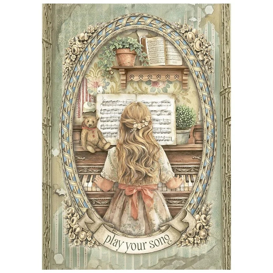 Stamperia - Symphony - Mini Rice Paper Selection A6