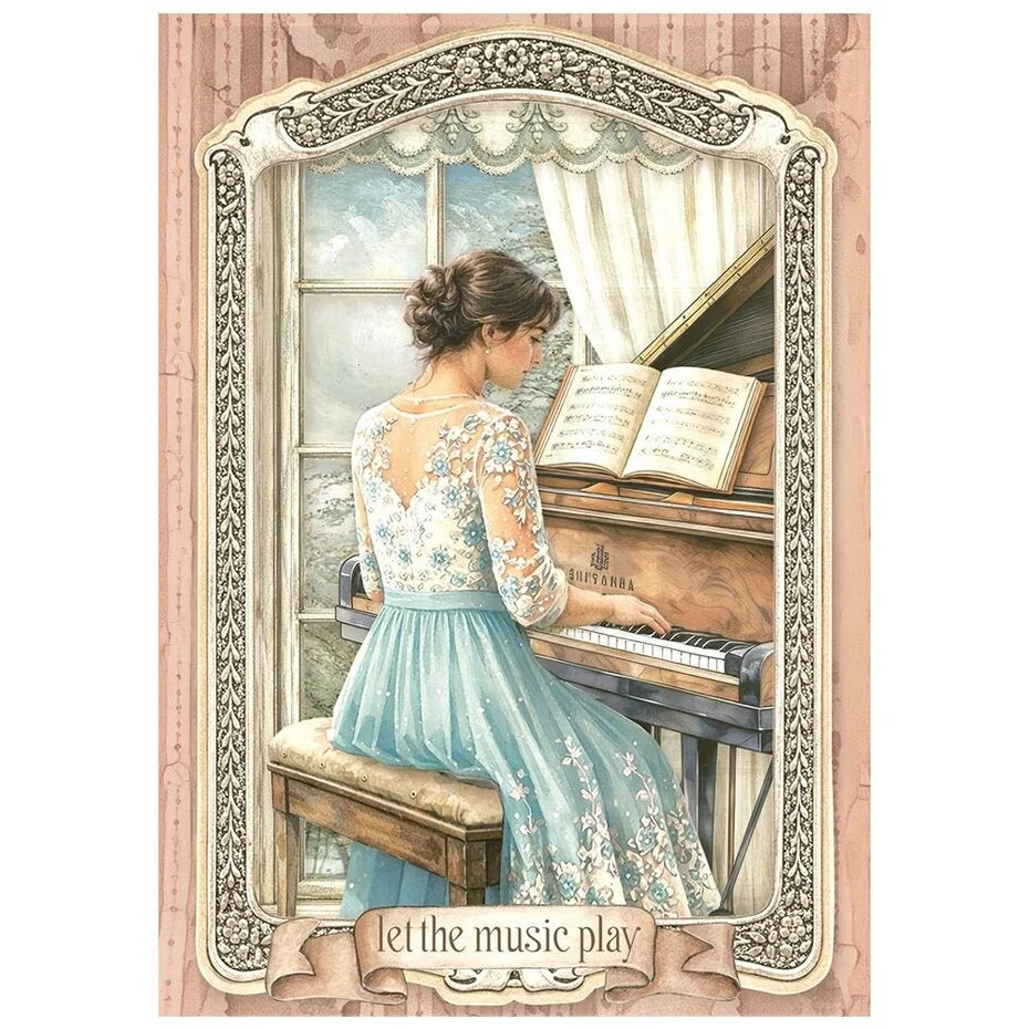 Stamperia - Symphony - Mini Rice Paper Selection A6