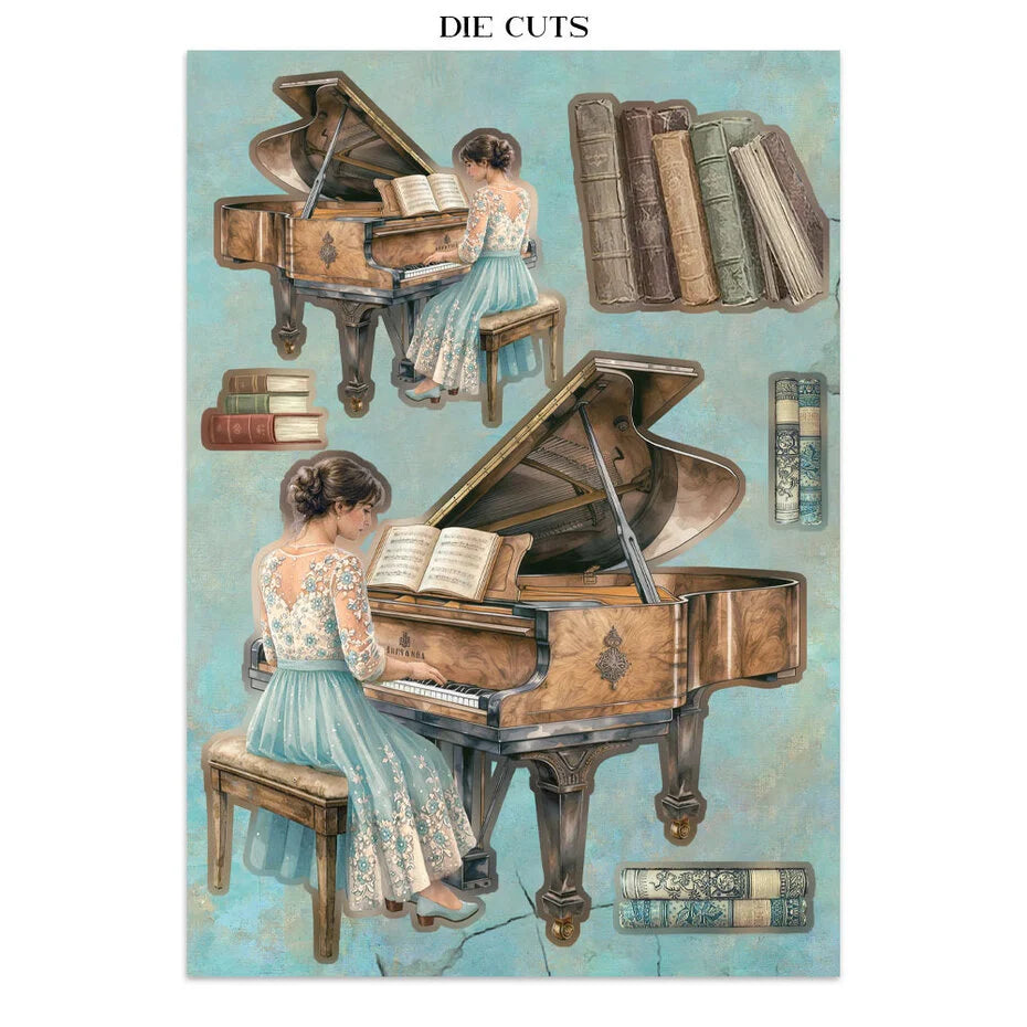 Stamperia - Junk Journal - Symphony - Focus Points - A5