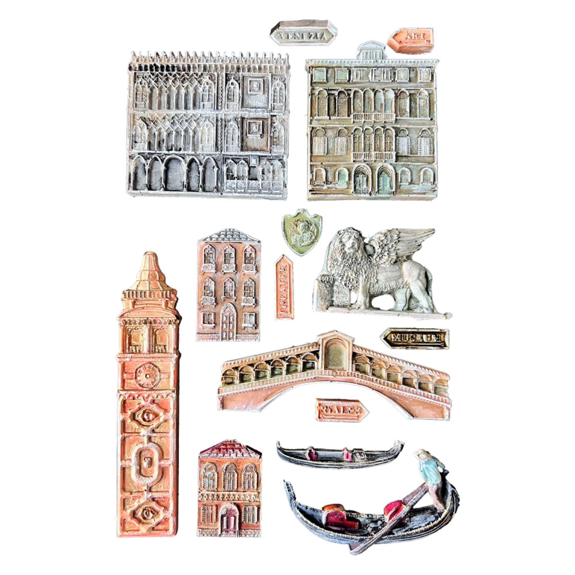 Stamperia  - Venice City of Art - Silicon Mould - Monuments
