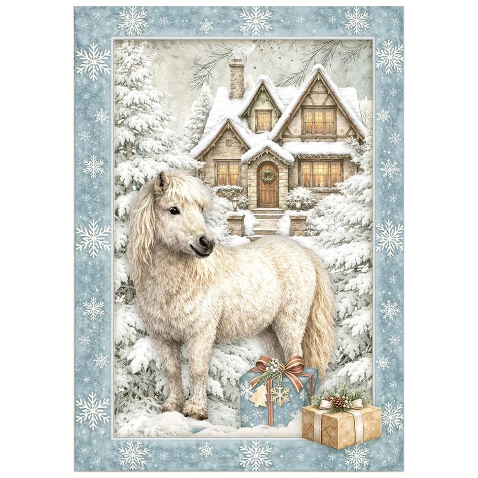 Stamperia - White Christmas - Mini Rice Paper Selection - A6
