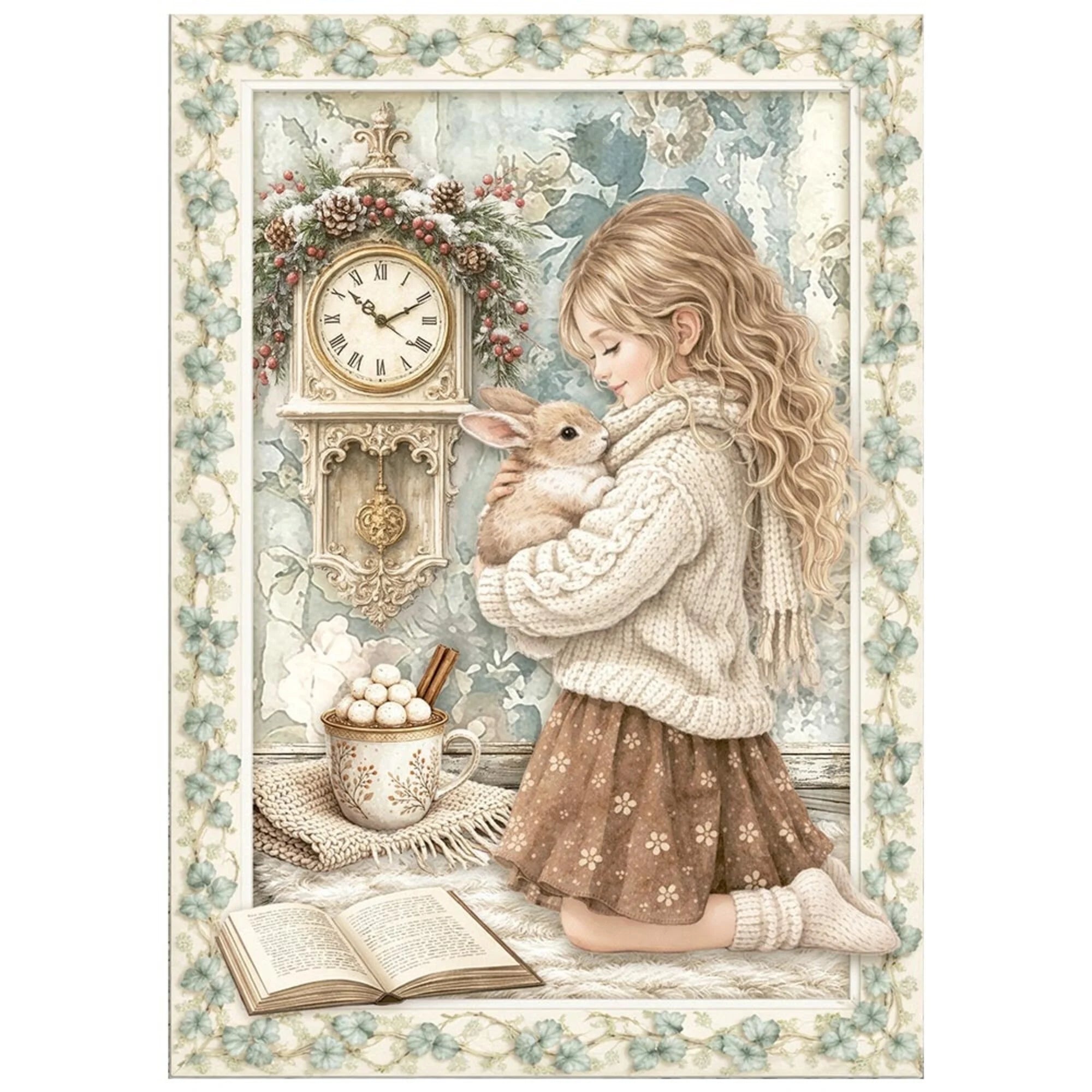 Stamperia - White Christmas - Mini Rice Paper Selection - A6