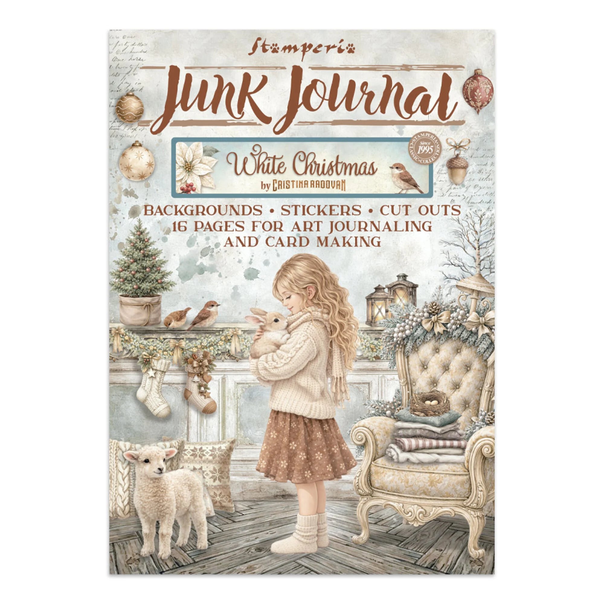 Stamperia - Junk Journal - White Christmas - A4