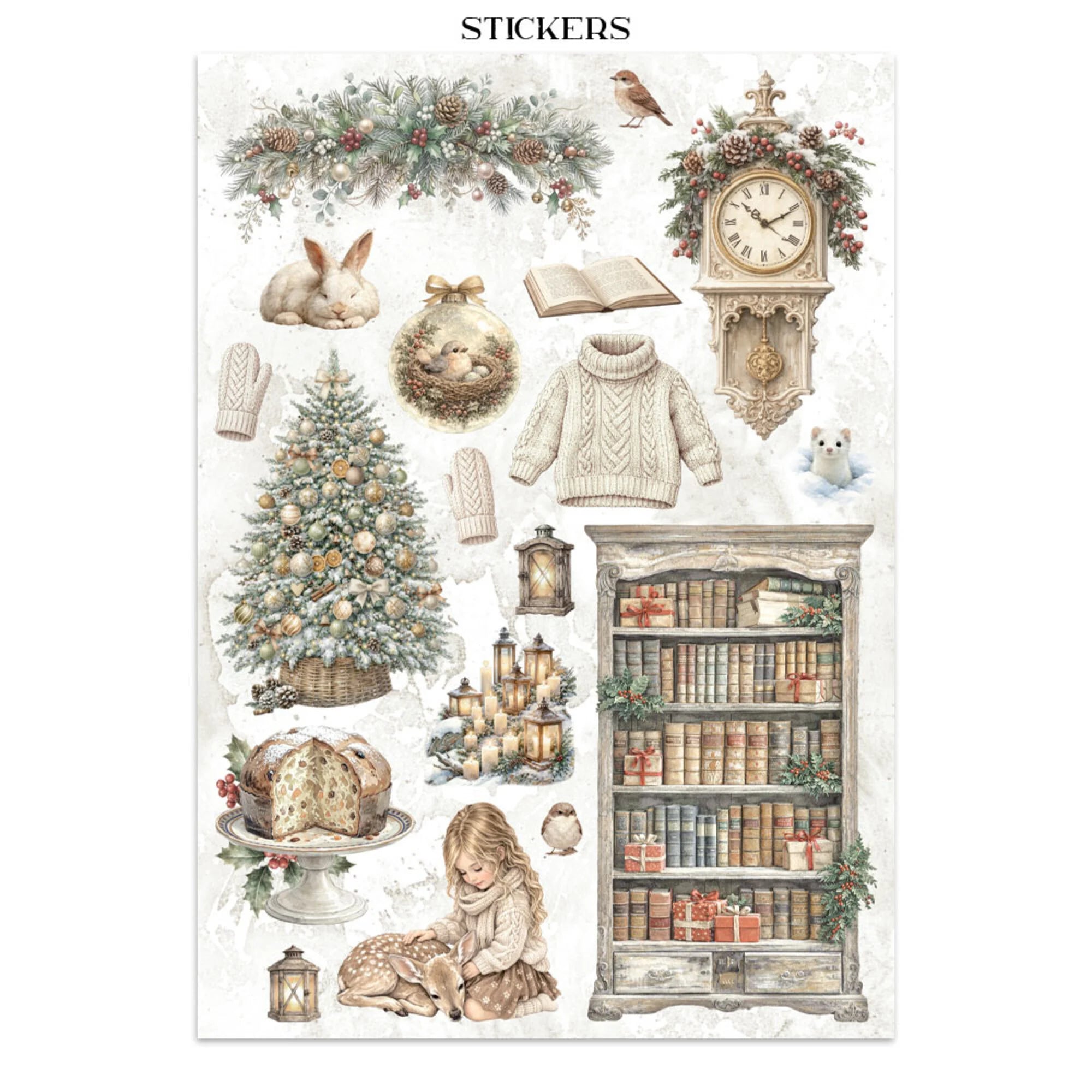 Stamperia - Junk Journal - White Christmas - A4